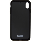 Moschino Black Logo iPhone XS Max Case