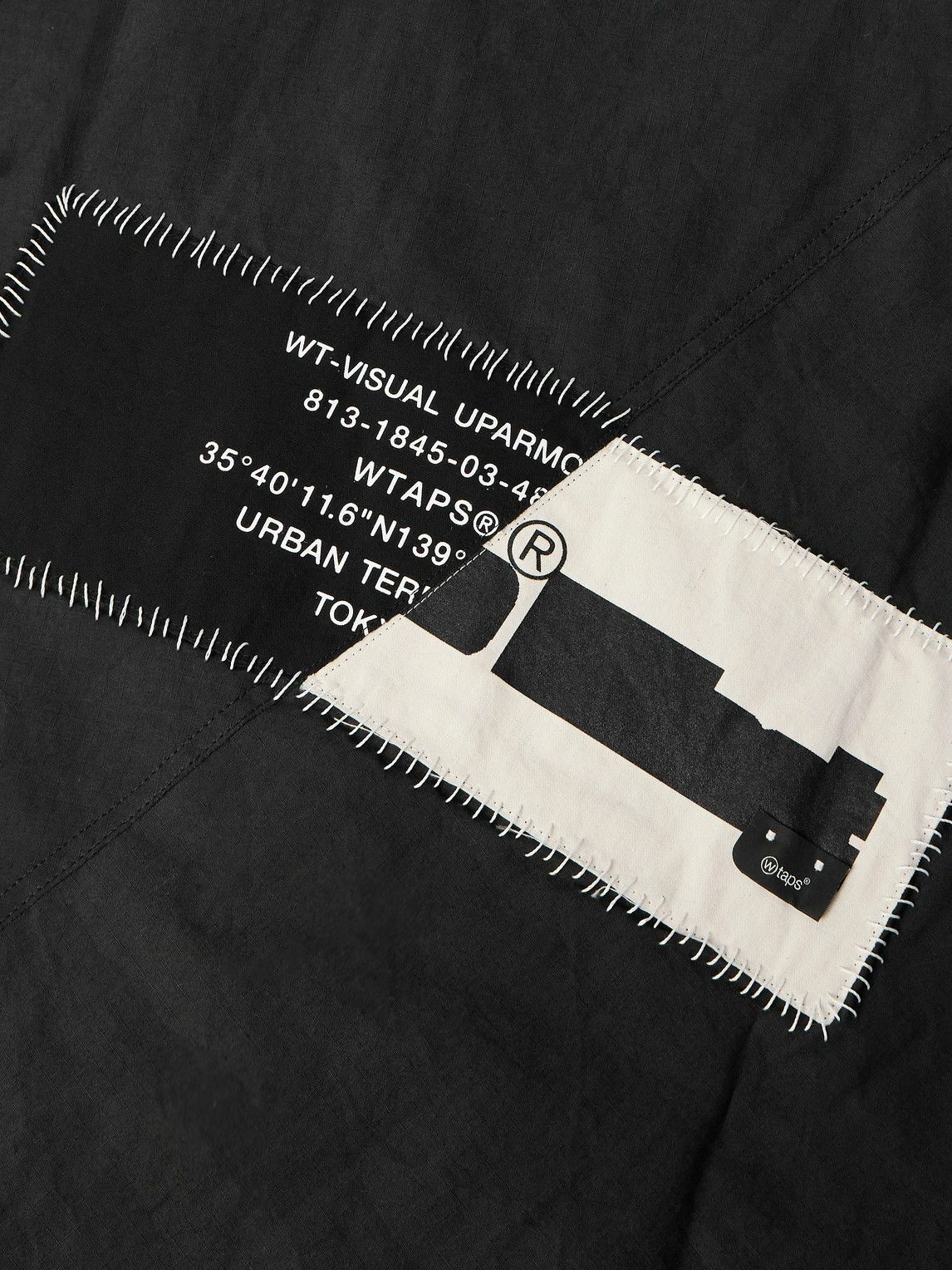 WTAPS - Veiny Appliquéd Embroidered Cotton-Twill and Printed