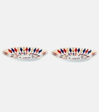 Bitossi - Set of 2 oval platters