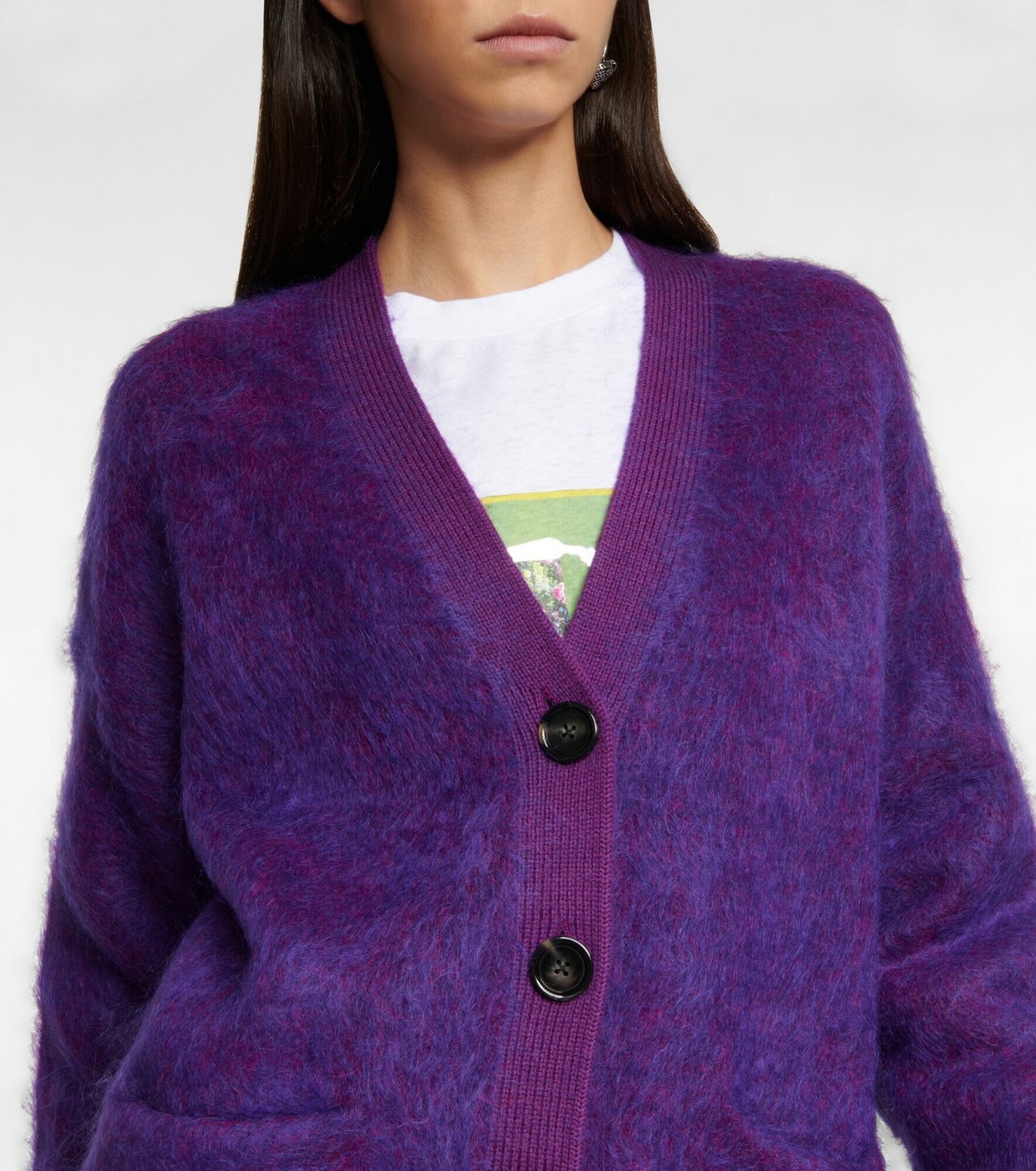 Acne Studios - Mohair and wool-blend cardigan Acne Studios