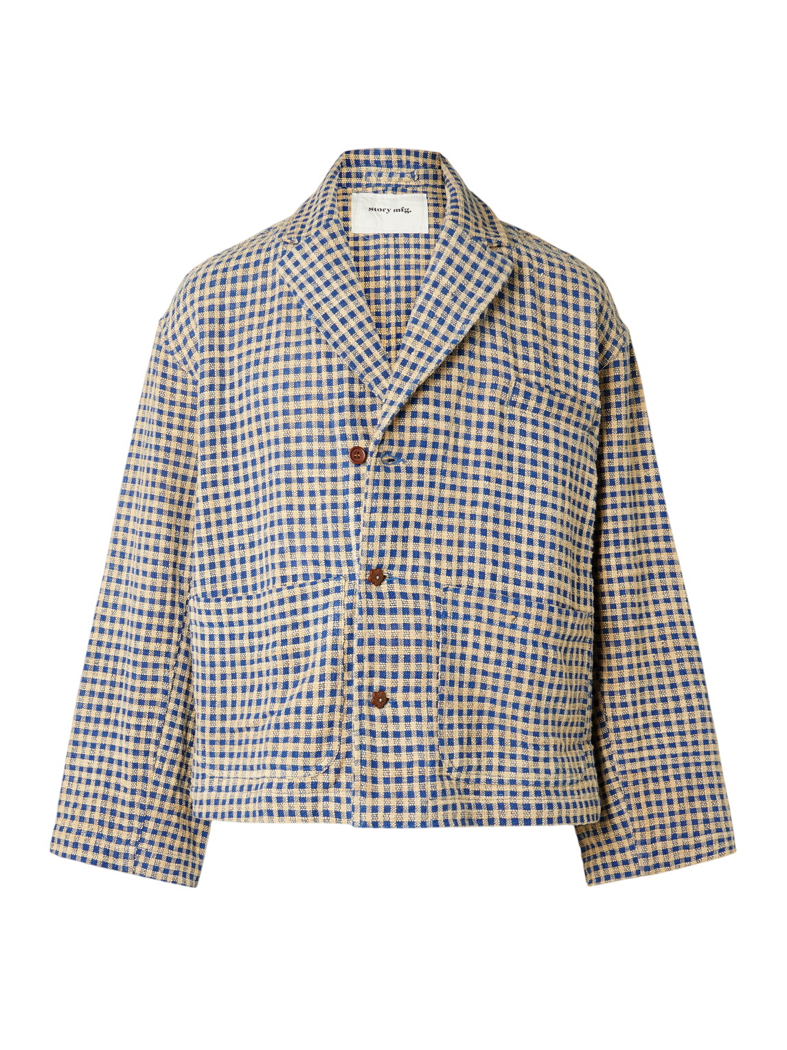Story mfg. Men's Tuesday Jacket in Indigo Handloom Story Mfg.