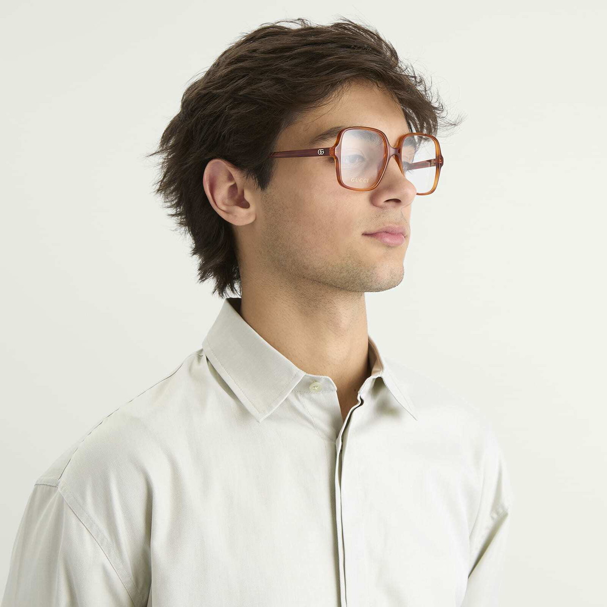Gucci GG1994O Optical Glasses in Havana/Transparent 