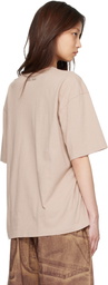 Acne Studios Beige 'Talk To You Soon' T-shirt