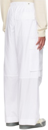 Jil Sander White Relaxed Trousers
