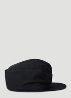 Earmuffs Military Cap in Black