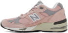 New Balance Pink Made In UK 991 Sneakers