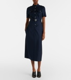 McQueen Belted shirt dress