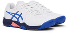 Asics Kids White & Blue Gel-Resolution 8 Big Kids Sneakers