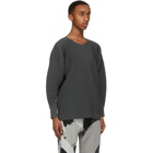 Homme Plisse Issey Miyake Grey Monthly Colors September Long Sleeve T-Shirt