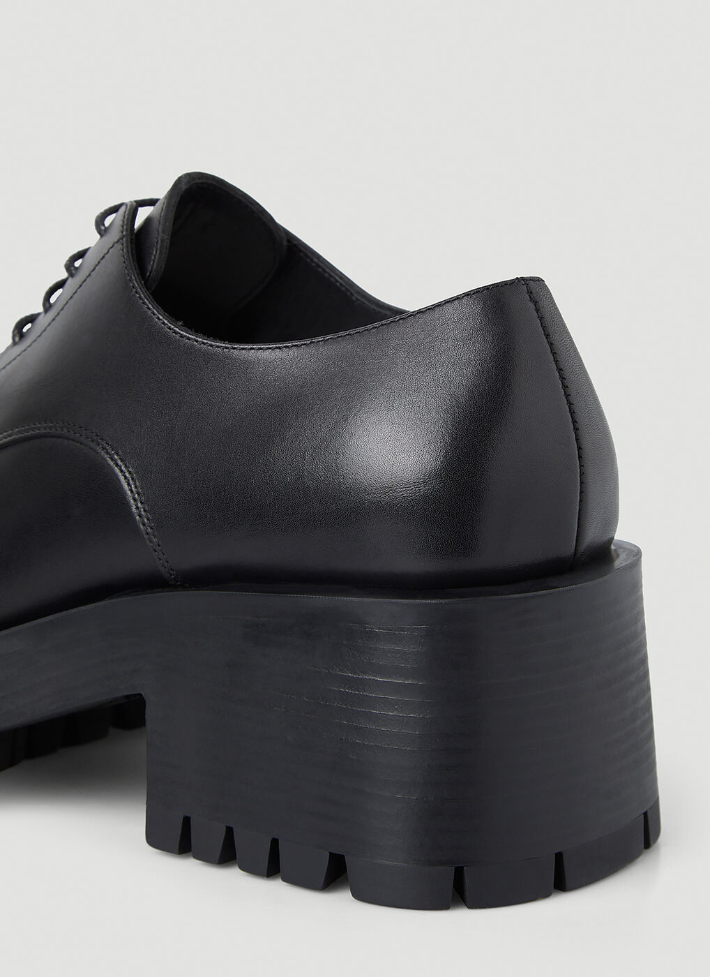 Trooper Derby Shoes in Black Balenciaga