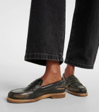 Golden Goose Jerry leather penny loafers