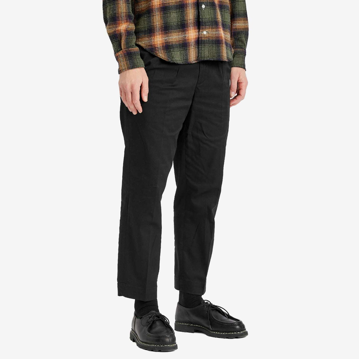 Barbour Men's Ted Relaxed Fit Chino Trousers in Black Barbour