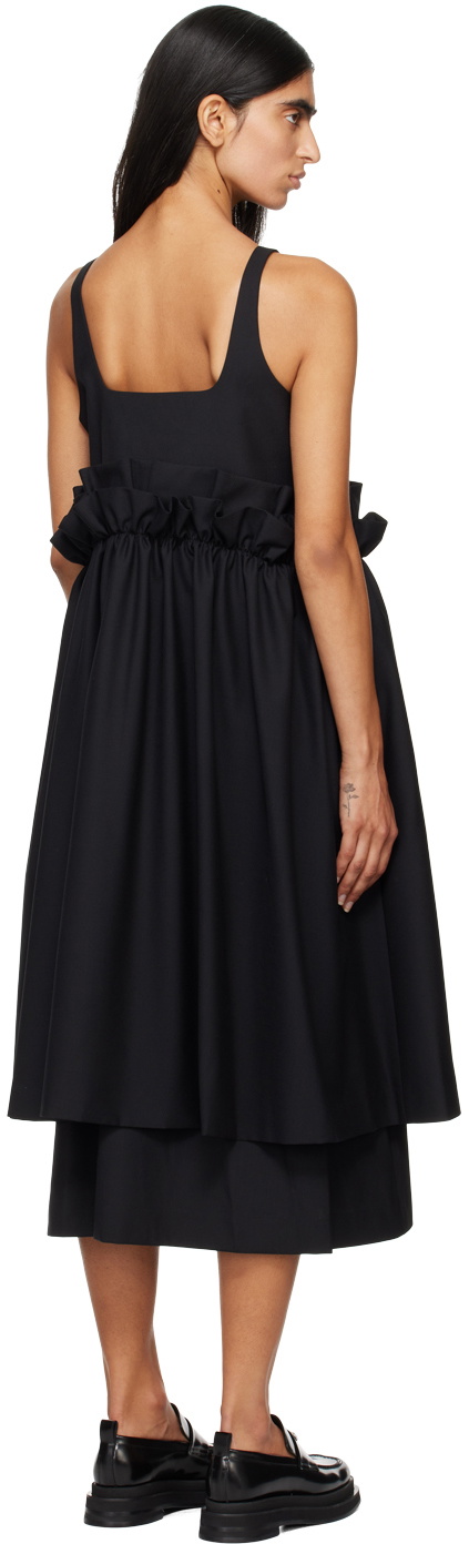 Noir Kei Ninomiya Black Layered Maxi Dress