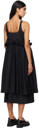 Noir Kei Ninomiya Black Layered Maxi Dress
