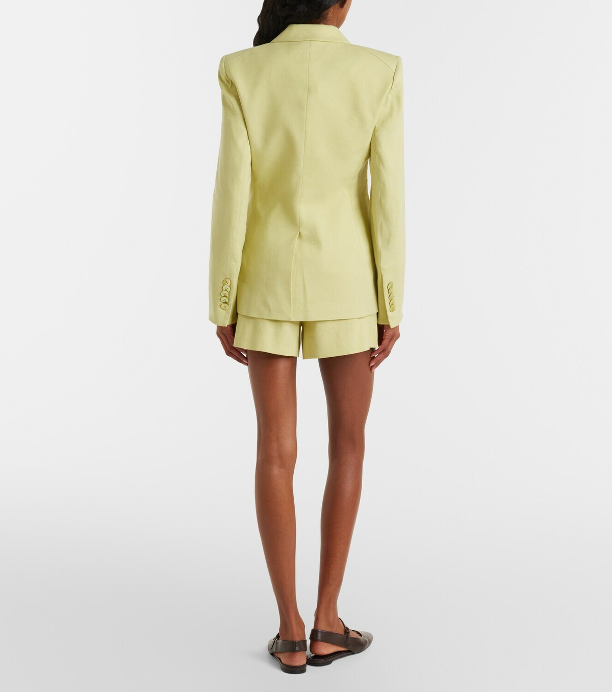 Veronica Beard Haina linen-blend twill shorts