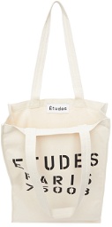 Études Off-White November Stencil Tote Bag