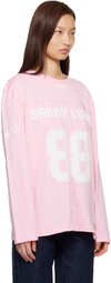 Sandy Liang Pink Princeton Long Sleeve T-shirt