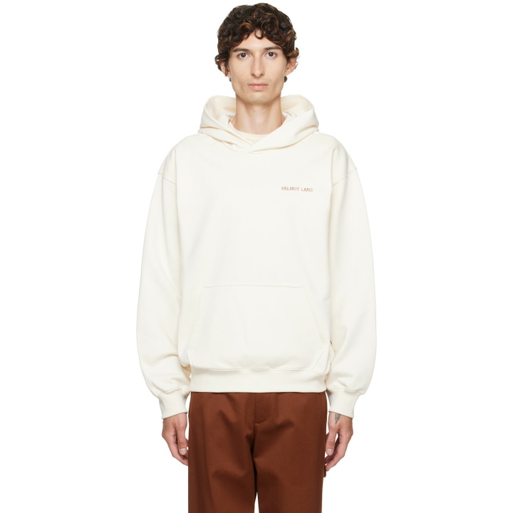 Photo: Helmut Lang Off-White Logo Hoodie