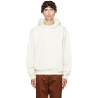 Helmut Lang Off-White Logo Hoodie