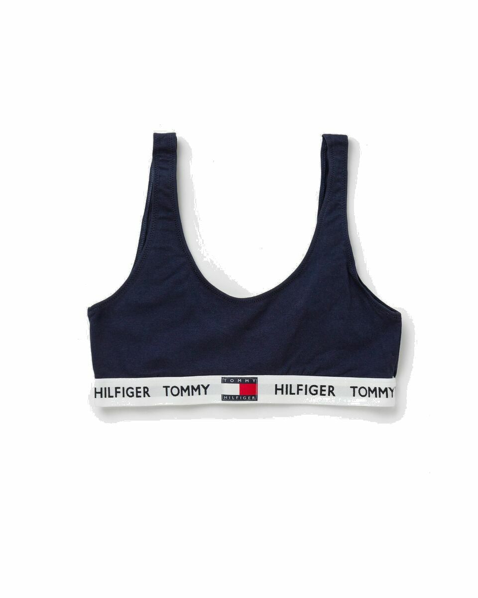 Photo: Tommy Hilfiger Wmns Logo Underband Bralette Blue - Womens - (Sports ) Bras