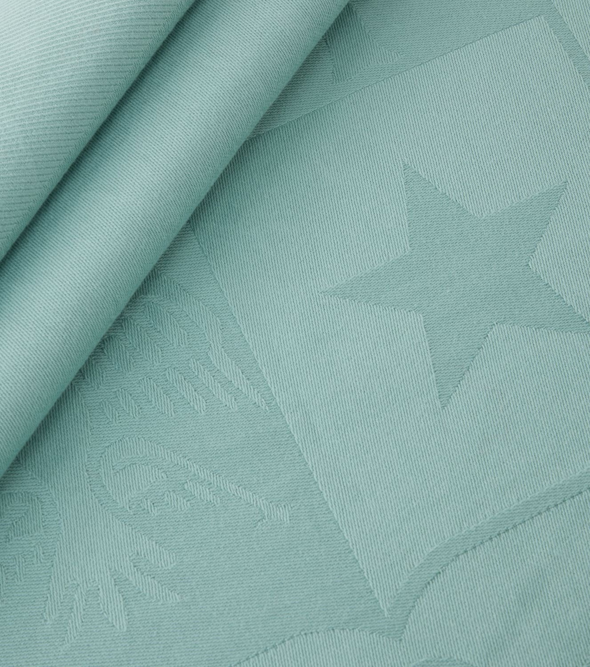 Loro Piana Crest cotton jacquard blanket