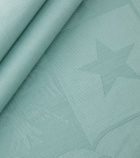 Loro Piana Crest cotton jacquard blanket