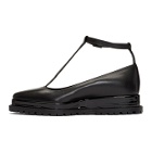 Sacai Black Two-In-One Mary Jane Flats