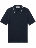Orlebar Brown - Maranon Slim-Fit Merino Wool Polo Shirt - Blue