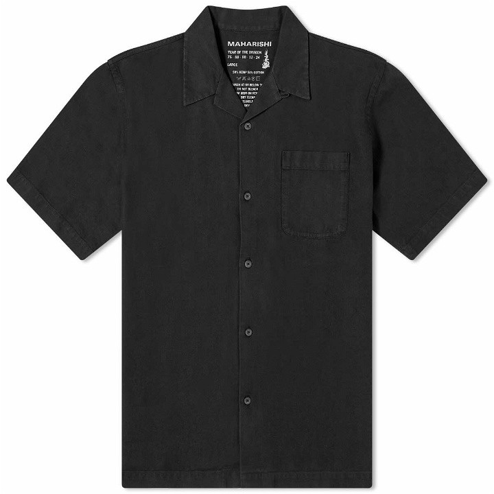 Photo: Maharishi Men's Hemp Vacation Shirt in Black