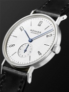 NOMOS Glashütte - Tangente Hand-Wound 35mm Stainless Steel and Leather Watch, Ref. 139
