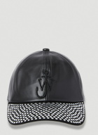 JW Anderson - Crystal Embellished Baseball Cap in Black