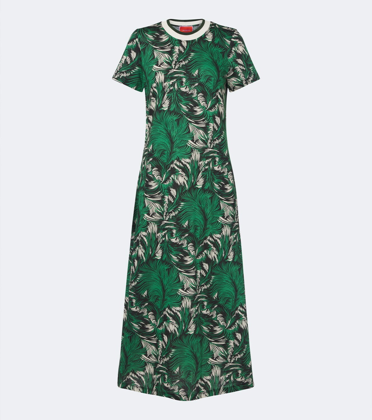 La DoubleJ Sporty Swing cotton jersey midi dress