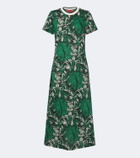 La DoubleJ Sporty Swing cotton jersey midi dress