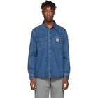 Carhartt Work In Progress Blue Salinac Shirt Jacket