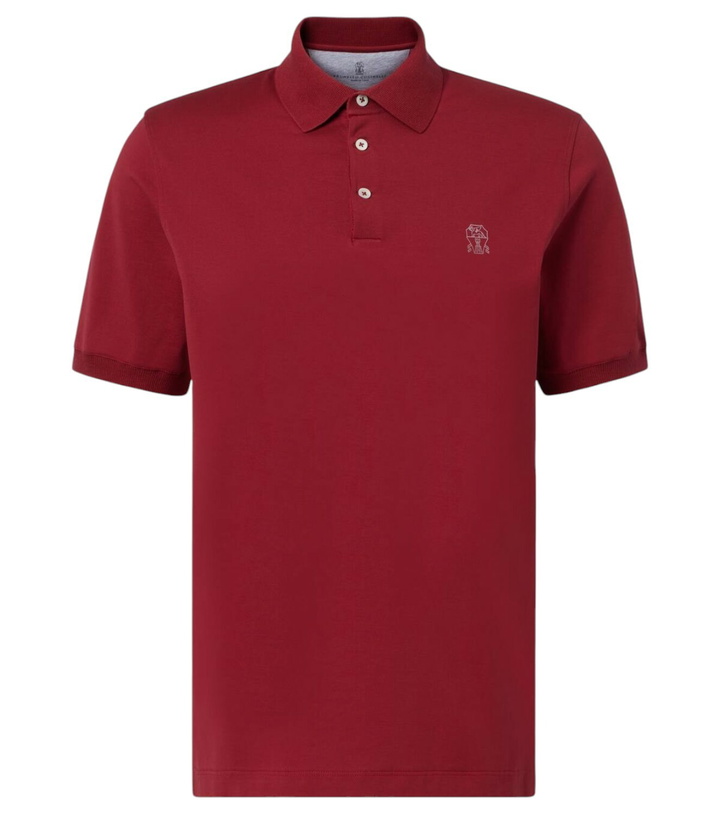 Photo: Brunello Cucinelli Cotton polo shirt