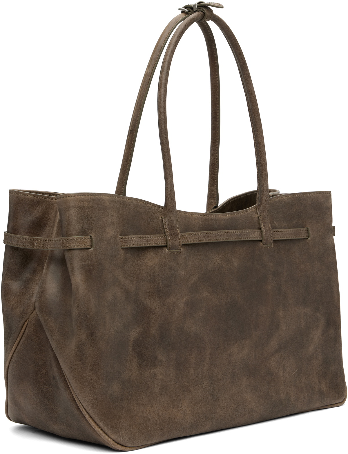 MARGESHERWOOD Taupe Grandma Used Large Tote
