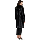 Loulou de Saison Black LOTTA Pony-Effect Leather Coat