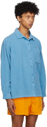 ERL Blue Corduroy Shirt