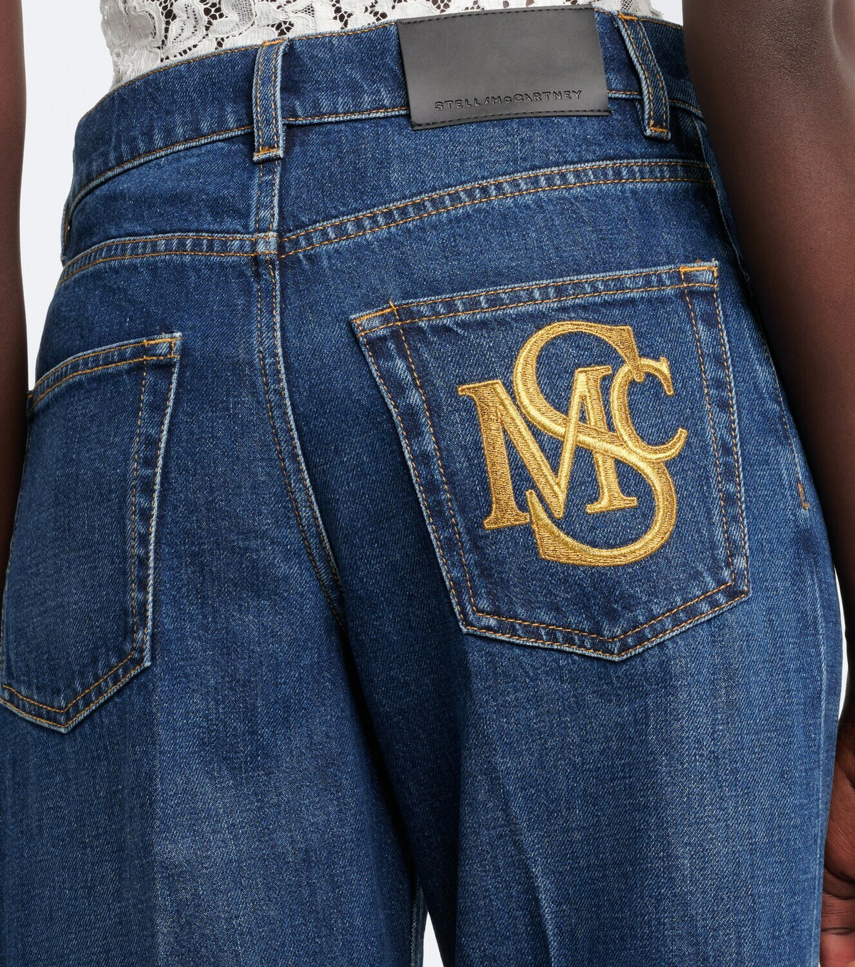 Stella McCartney Faded straight jeans