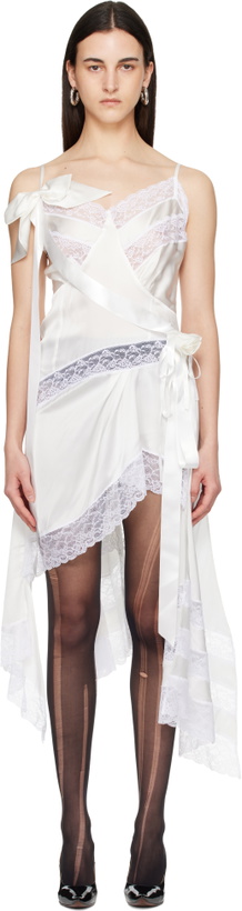 Photo: VAQUERA White Slip Minidress