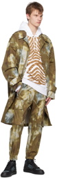 Balmain Khaki Desert Print Cargo Pants