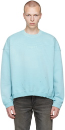 GUESS USA Blue Relaxed Sweatshirt