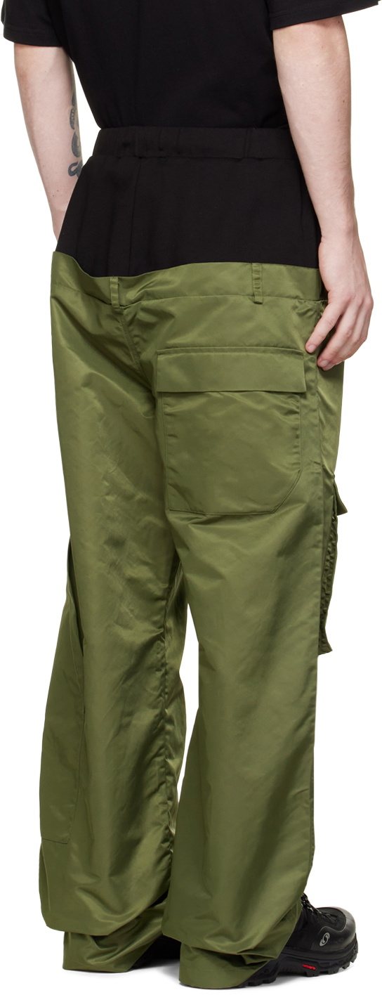 SPENCER BADU Green Cargo Snow Pants Spencer Badu