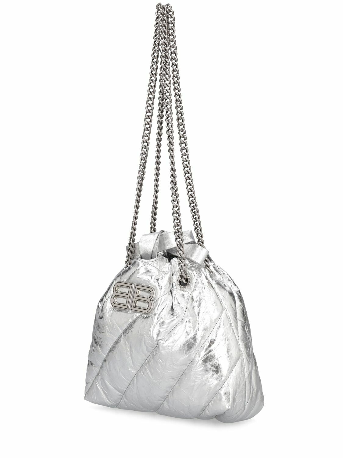 BALENCIAGA - Xs Crush Quilted Leather Tote Bag Balenciaga