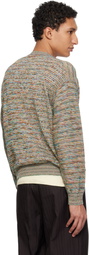 Paul Smith Multicolor 'Signature Stripe' Knitted Cotton Sweater