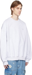 Juun.J Gray Niki Hare Edition Sweatshirt