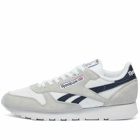Reebok Classic Leather Sneakers in Vector Navy/White