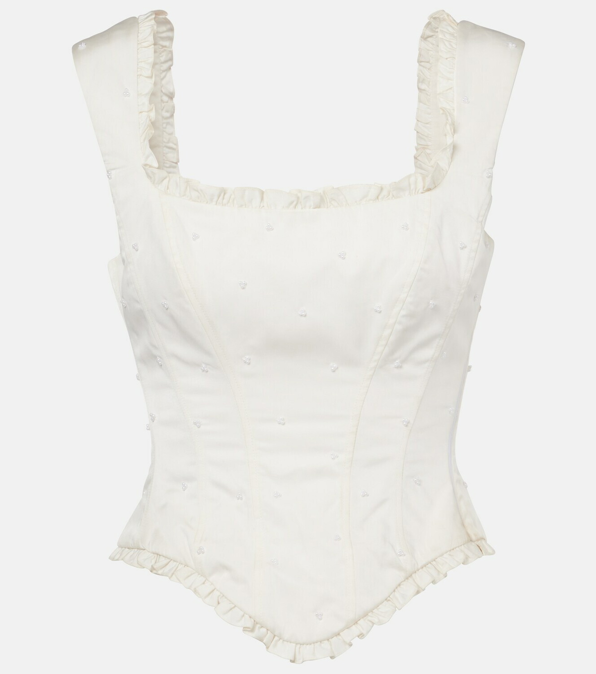 Clio Peppiatt Camelia embellished corset