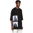 Juun.J Black Karel Funk Oversized Print T-Shirt