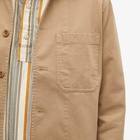 Norse Projects Men's Tyge Broken Twill Chore Jacket in Utility Khaki